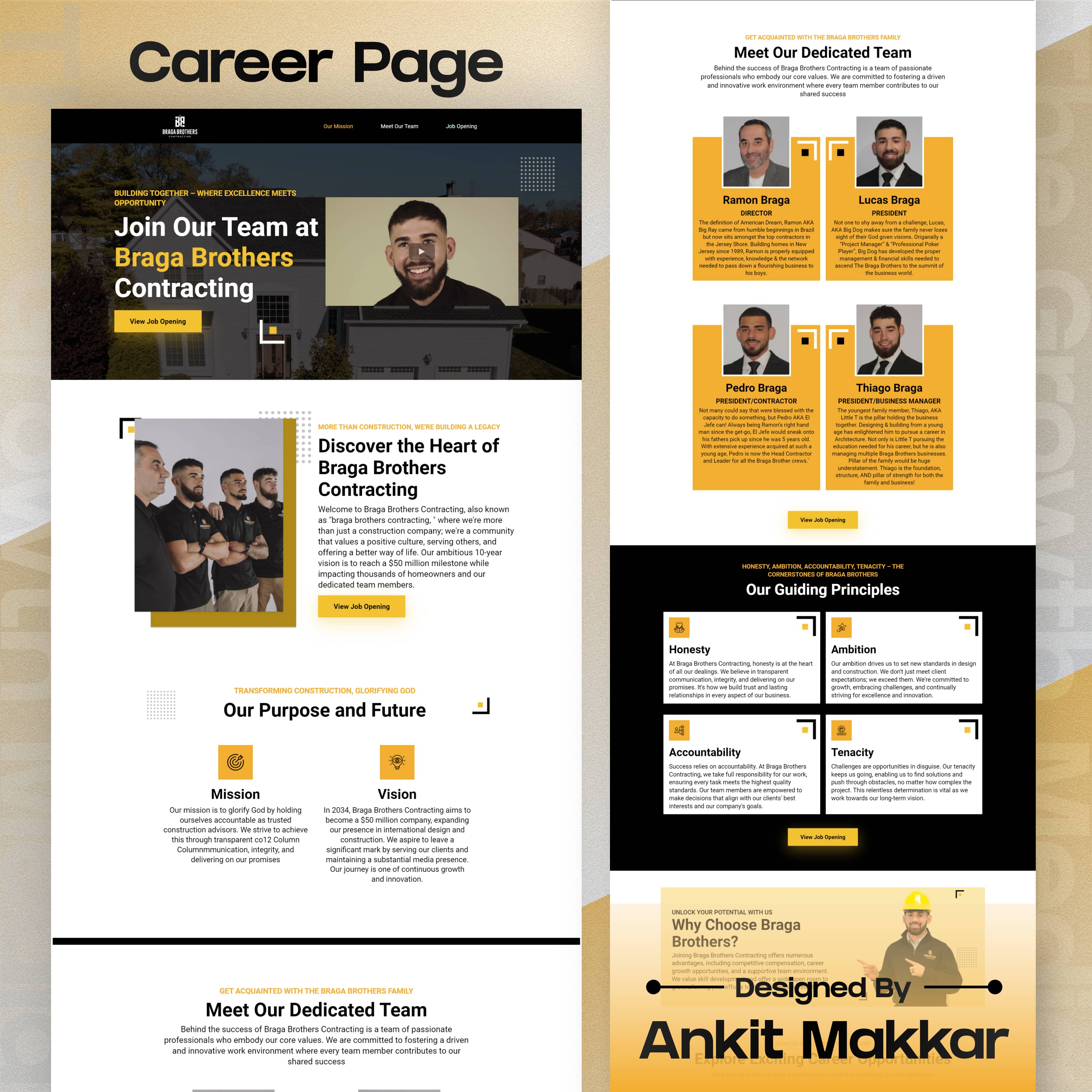 CAREER PAGE — career page preview