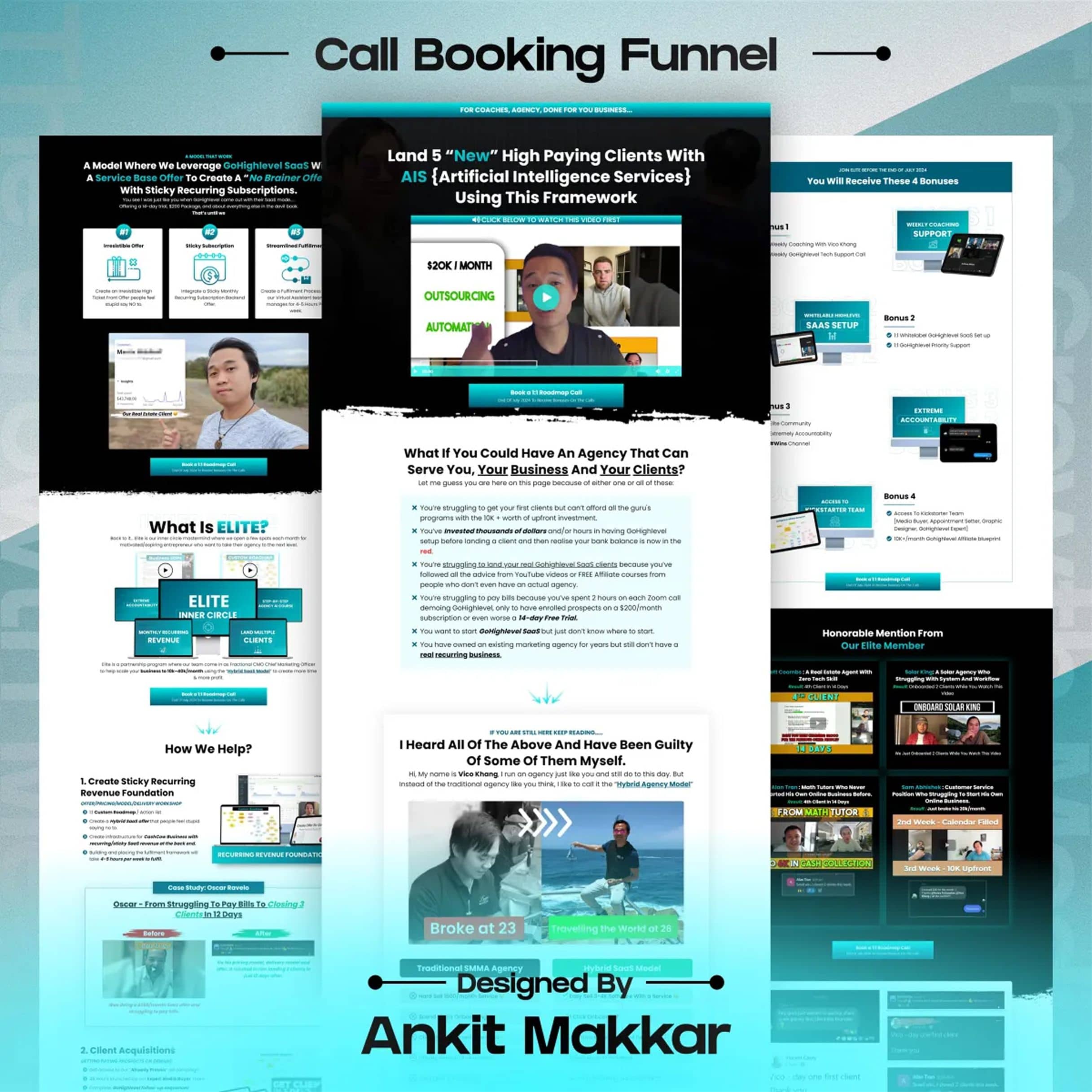 ELITE INNER CIRCLE — call funnel preview