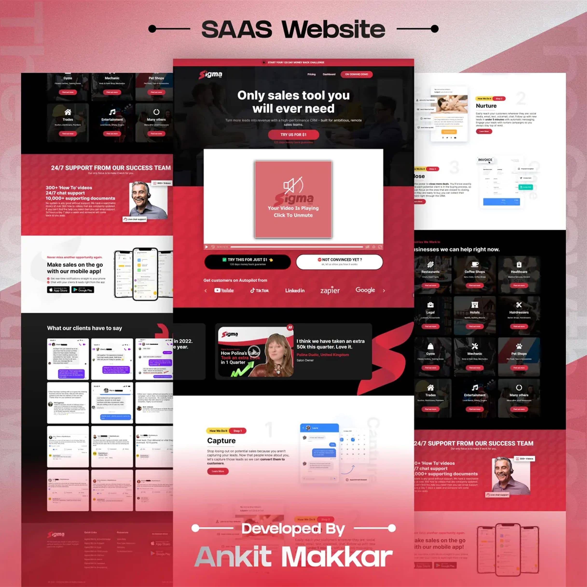 SIGMA SAAS — saas website preview