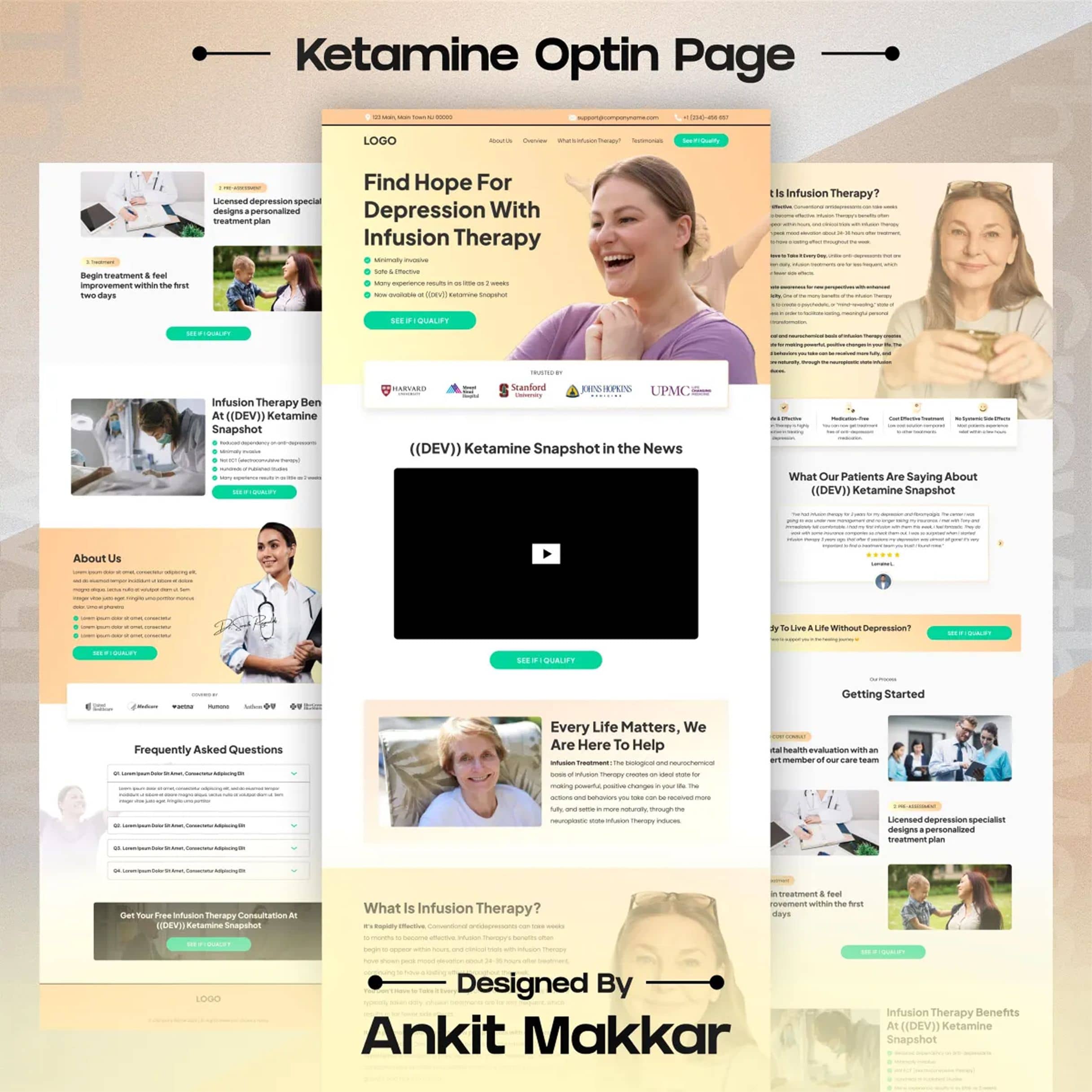 KETAMINE SNAPSHOT — optin page preview