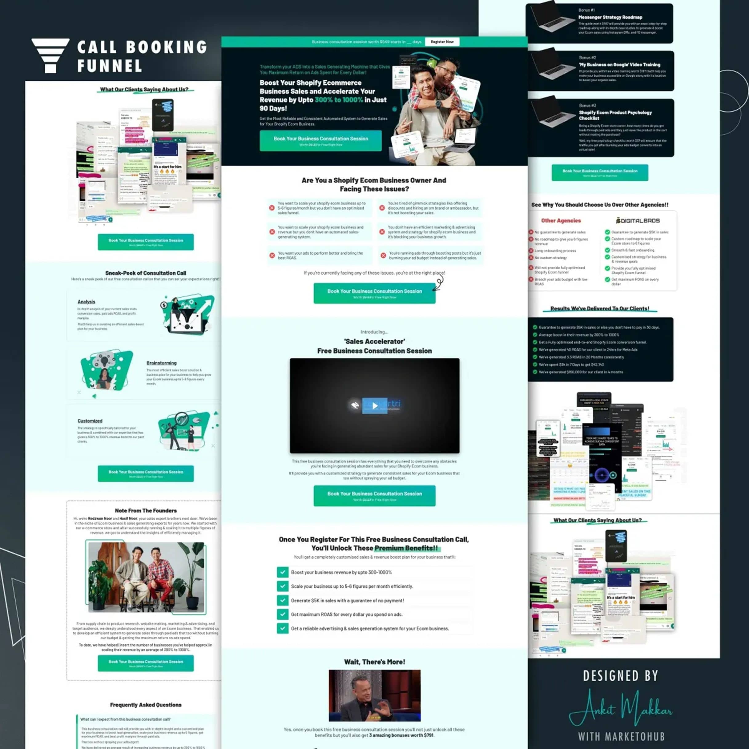 DIGITAL BROS — call funnel preview